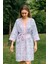 Baskılı Müslin Kimono Bornoz – Unisex | %100 Pamuk Yumuşacık 2 Katlı Doğal Kumaş - ZTMBB10 1