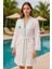 Baskılı Müslin Kimono Bornoz – Unisex | %100 Pamuk Yumuşacık 2 Katlı Doğal Kumaş - ZTMBB10 1