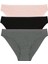 Kadın Karışık Renkli Korseli 1 Beden Incelten 3lü Slip Külot 1
