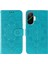 Xiaomi Poco F7 5g Bilek Kayışlı Yapay Dekorlu Pu Deri Tasarım Telefon Kılıfı (Yurt Dışından) 1