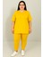 Kadın Büyük Beden Kısa Kollu Tayt Takım 8210-25 1