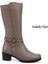 Gön Hakiki Deri Yuvarlak Burun Kauçuk Taban Topuklu Fermuarlı Kadın Çizme 46575 1
