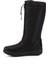 Kadın Siyah Fermuarlı Kauçuk Taban Comfort Kar Botu 4