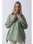 Mottisfashion Geniş Manşet Detaylı Gömlek - Haki 3