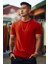 Erkek Neon Kırmızı Clima Cool T-Shirt S 1