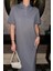Mottisfashion Manque Polo Yaka Yırtmaçlı Elbise 2689-8 3
