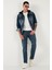 Pamuklu Comfort Fit Normal Bel Boru Paça Jeans Erkek Kot Pantolon 4412C02TEXAS 1