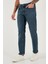 Pamuklu Comfort Fit Normal Bel Boru Paça Jeans Erkek Kot Pantolon 4412C02TEXAS 3