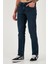 Pamuklu Regular Fit Normal Bel Boru Paça Jeans Erkek Kot Pantolon 2211C16PARMA 4