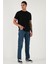 Pamuklu Comfort Fit Normal Bel Boru Paça Jeans Erkek Kot Pantolon 4400C17TEXAS 1