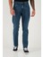 Pamuklu Comfort Fit Normal Bel Boru Paça Jeans Erkek Kot Pantolon 4400C17TEXAS 2