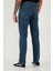 Pamuklu Comfort Fit Normal Bel Boru Paça Jeans Erkek Kot Pantolon 4400C17TEXAS 5