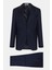 Erkek Lacivert Vitale Barberis Yün Takım Elbise 1