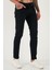 Pamuklu Slim Fit Normal Bel Dar Paça Jeans Erkek Kot Pantolon 1115C14NAPOLI 3