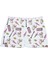 Kız Çocuk Karışık Renkli Desenli Pamuklu Boxer 6 Lı Paket 6