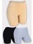 3'lü Dondeza Kadın Uzun Paçalı Yüksek Bel Toparlayıcı Pamuklu Boxer Şort 1