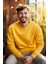 Unisex Sarı Sweatshirt M 4