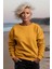 Unisex Sarı Sweatshirt M 5