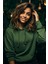 Unisex Haki Yeşil Hoodie M 2