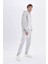 Regular Fit Cepli Beli Bağcıklı Lastikli Paça Gri Erkek Pantolon B6155AX/GR184 5