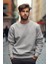 Erkek Gri Sweatshirt M 1