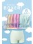 6'lı Fitilli Kız Cocuk Pastel Renk Pamuklu Boxer 1