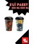 2'li Premium Kahve Bardağı 500ML Bpa Içermez Sıcak Soğuk Içecek Kamp Araba Bardağı 1