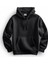 Erkek Siyah Kapüşonlu Sweatshirt L 2