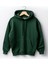 Erkek Haki Yeşil Kapüşonlu Sweatshirt S 2