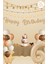 Sütlü Kahve Temalı Happy Birthday Kaligrafi Banner 2