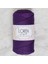 Polyester Soft Macrame Koyu Mor El Örgü Ipi - LM037 - 34442 1