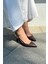 Dayrax Mat Deri Acıkahve Stiletto 3
