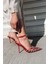 Penoria Mat Kırmızı Bant Detaylı Stiletto 2