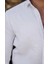 Erkek Müslin Kumaş Uzun Kol Yakalı Beyaz Gömlek 4