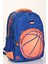 5880 Basketbol Temalı 3’lü Okul Çanta Seti (Sırt Çantası + Beslenme Çantası + Kalemlik) – Mavi Turuncu 3