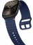 Apple Watch 6/7/8/9/10/se/ultra Uyumlu 44 45 46 49MM Turuncu Mavi Detay Dalga Tasarım Silikon Kordon 5