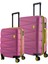 Büyük Ve Kabin Boy 2'li Valiz Seti 4x2 Teker Pembe 1164 1