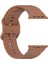 Apple Watch 6/7/8/9/10/se/ultra 38 40 41 S10 42MM Uyum Turuncu Mavi Detay Dalga Tasarım Silikon Kordon 1