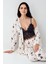 Kadın Sabahlık Pijama Bralet 3'lü Takım 1