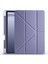 Galaxy Tab A9 Plus Kılıf Uyumlu Zore Tri Folding Kalem Bölmeli Standlı KILIF-MOR-8680436730751-MRYN9 1