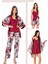 Iç Giyim Moongirl Saten Gecelik Set Takım 1