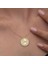 Gold Fil Motifli Şans 925 Ayar Gümüş Kadın Kolye 1