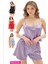 Iç Giyim Moongirl Fantezi Saten Şortlu Takım Gecelik 1