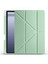 Galaxy Tab A9 Kılıf Uyumlu Zore Tri Folding Kalem Bölmeli Standlı Kılıf-Açık YEŞIL-8680436740750-MRY 1