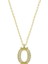 Ö Harfi Gold 925 Ayar Gümüş Kadın Kolye 1