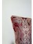 Jakarlı Bordo Lüks Fitilli Kırlent Kılıfı 43X43CM 2