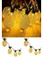 EE34YT1428 Dekoratif Pilli Pine Ananas Pilli Şerit LED Işık, 1 Metre 3