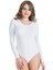 Lesca Bisiklet Yaka Uzun Kol Çıtçıtlı Kadın Body 321 1