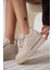 Alice Kadın Bej Gizli Topuklu Sneaker 2