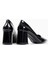 Valeria Siyah Rugan Kadın Topuklu Ayakkabı 3